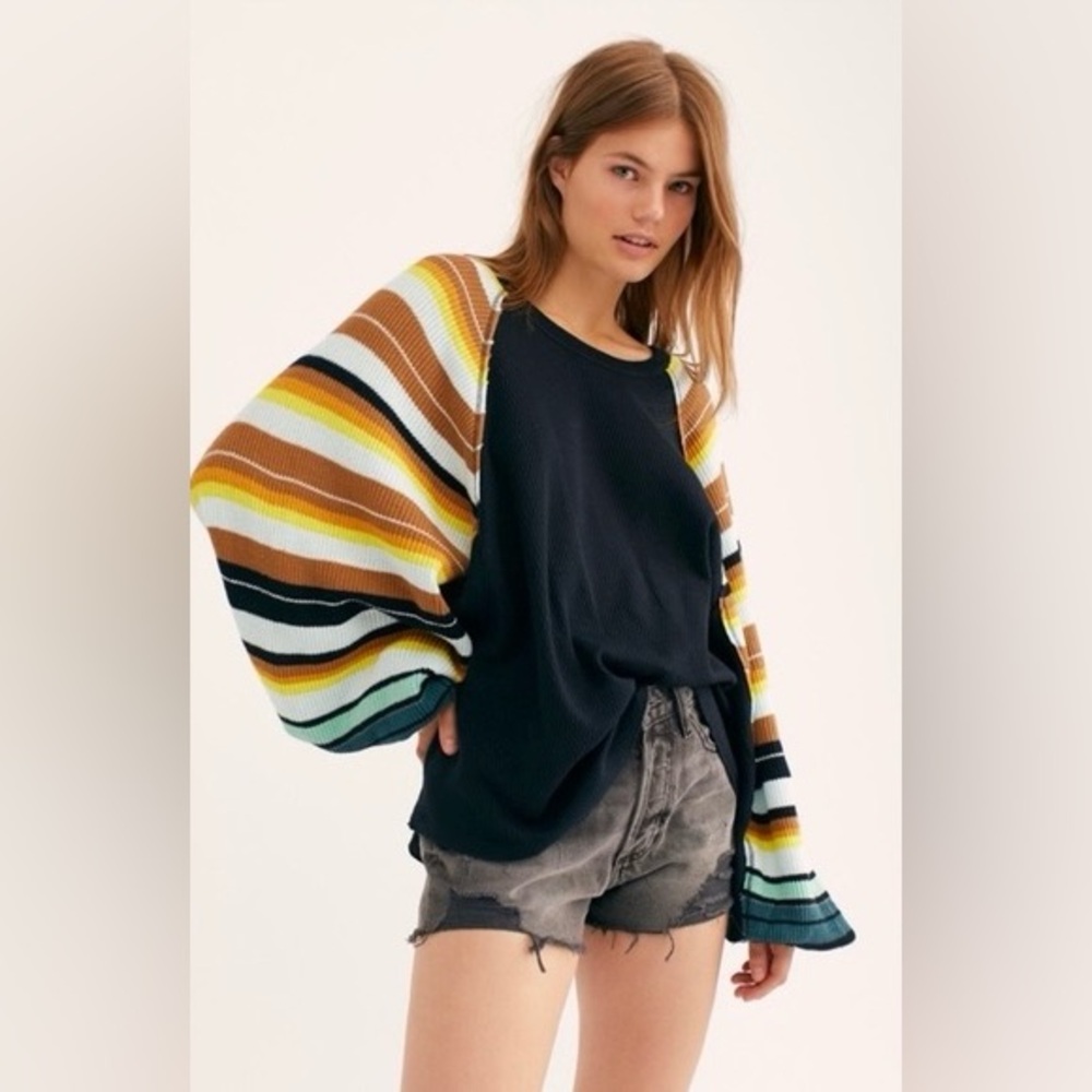 Free People/We The Free Rainbow Dreams Pullover